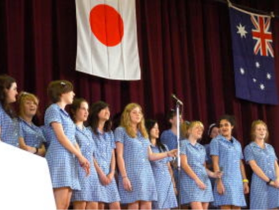 2019年 オーストラリアの姉妹校メントン生 中村高校へ研修訪問